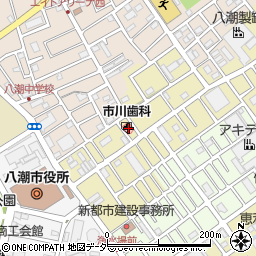 埼玉県八潮市二丁目62周辺の地図