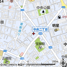 埼玉県蕨市中央3丁目25周辺の地図