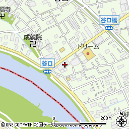 埼玉県三郷市谷口152周辺の地図