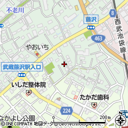 埼玉県入間市下藤沢465周辺の地図