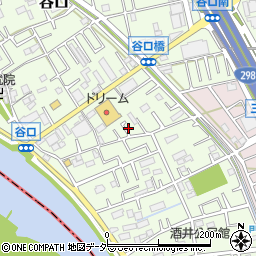 埼玉県三郷市谷口164周辺の地図