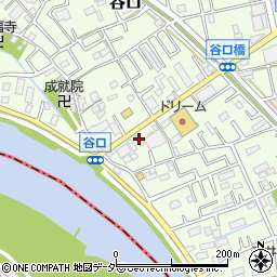 埼玉県三郷市谷口153周辺の地図