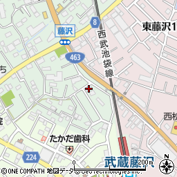埼玉県入間市下藤沢504周辺の地図