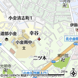 千葉県松戸市二ツ木78-1周辺の地図