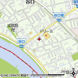 埼玉県三郷市谷口154周辺の地図