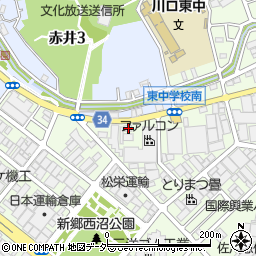 株式会社相澤鐵工所周辺の地図