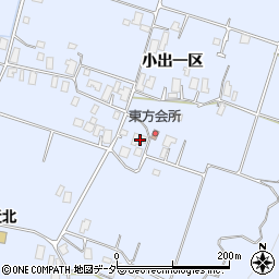 長野県伊那市西春近小出一区2-1周辺の地図
