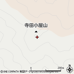 寺田小屋山周辺の地図