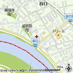 埼玉県三郷市谷口122周辺の地図