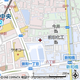 埼玉県三郷市新和1丁目69周辺の地図