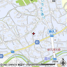 埼玉県入間市新久601周辺の地図