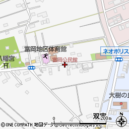 富岡公民館周辺の地図