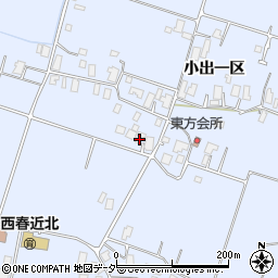 長野県伊那市西春近257周辺の地図