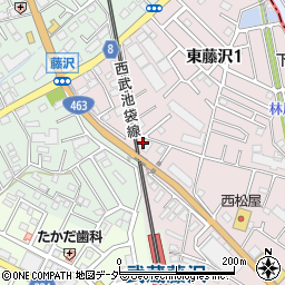 エクセル東藤沢周辺の地図