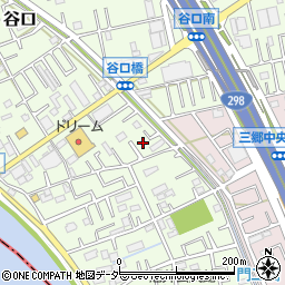 埼玉県三郷市谷口173周辺の地図