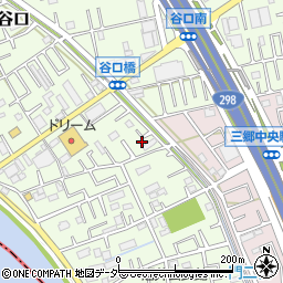 埼玉県三郷市谷口177周辺の地図