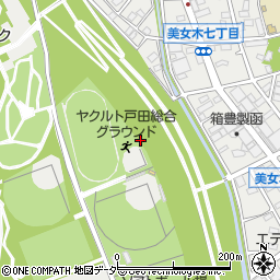 戸田パブリックゴルフコース周辺の地図