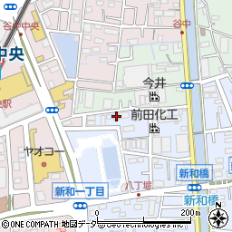 埼玉県三郷市新和1丁目70周辺の地図