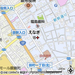 埼玉県蕨市中央5丁目9周辺の地図