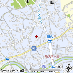 埼玉県入間市新久616-9周辺の地図