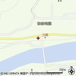 長野県木曽郡木曽町三岳三尾周辺の地図