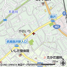 埼玉県入間市下藤沢464周辺の地図