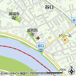 埼玉県三郷市谷口121周辺の地図