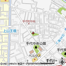 手代仲町児童遊園トイレ周辺の地図