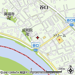 埼玉県三郷市谷口117周辺の地図