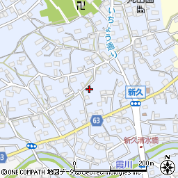 埼玉県入間市新久618周辺の地図