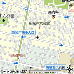 グループホームユーカリ新松戸弐番館周辺の地図