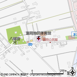 所沢市富岡地区体育館周辺の地図