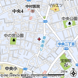 埼玉県蕨市中央3丁目27周辺の地図