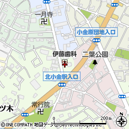 千葉県松戸市二ツ木151周辺の地図