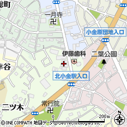 千葉県松戸市二ツ木145周辺の地図