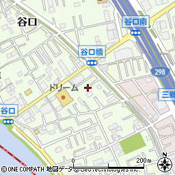 埼玉県三郷市谷口171周辺の地図