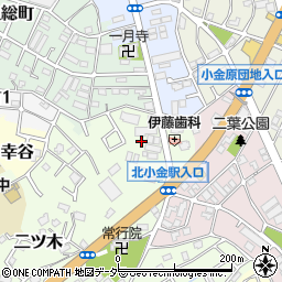 千葉県松戸市二ツ木143周辺の地図