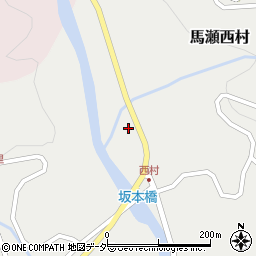 岐阜県下呂市馬瀬西村859-1周辺の地図