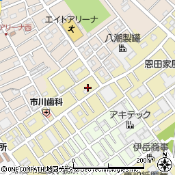 埼玉県八潮市二丁目70周辺の地図