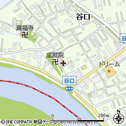 埼玉県三郷市谷口119周辺の地図