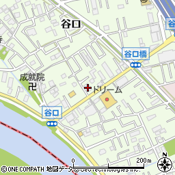 埼玉県三郷市谷口141周辺の地図