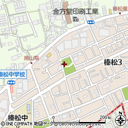 榛松第3公園周辺の地図