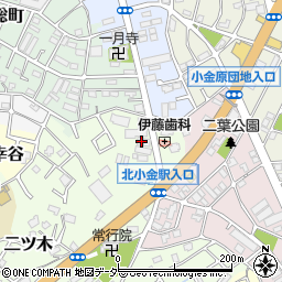 千葉県松戸市二ツ木146周辺の地図