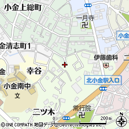 千葉県松戸市二ツ木106周辺の地図