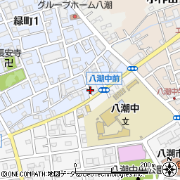 平方東京線周辺の地図