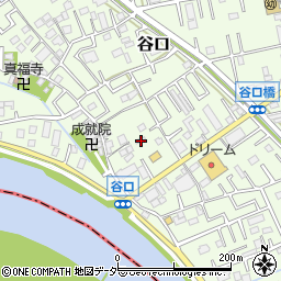 埼玉県三郷市谷口112周辺の地図
