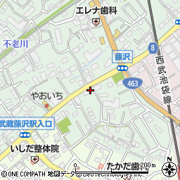 埼玉県入間市下藤沢469周辺の地図