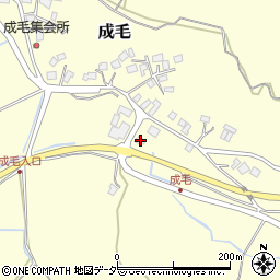 千葉県成田市成毛836周辺の地図