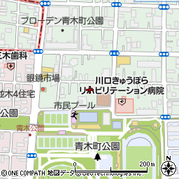 グリーンコーポ川口青木町公園周辺の地図