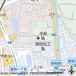 高久産業株式会社　三郷工場周辺の地図